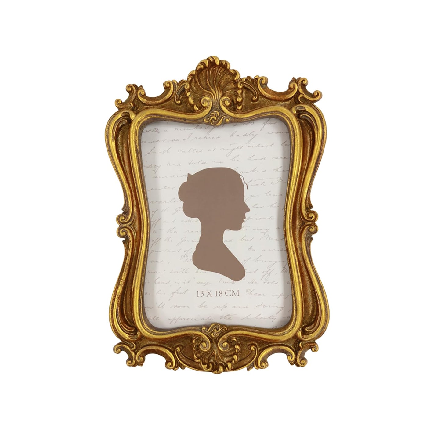 AELS 5x7 Inch Vintage Picture Frame, Elegant Antique Photo Frames with Glass Front, Photo Display, Tabletop Wall Hanging, Gift Ideas