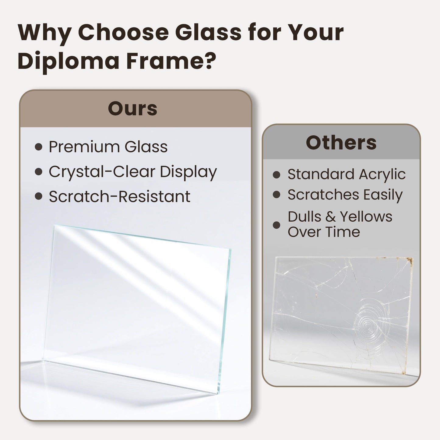 AELS 8.5 x 11 Diploma Frame for Wall and Tabletop Display, Vintage College Degree Document Certificate Frame with HD Glass, Fits 8.5 x 11 Certificates with Mat or 11 x 14 without Mat, Black with Gold