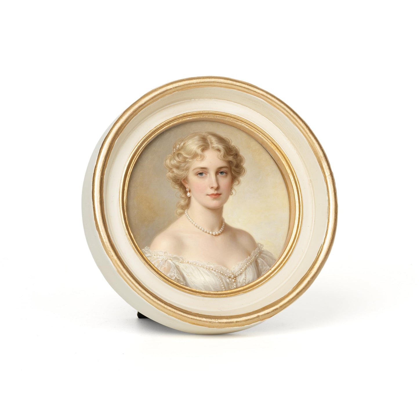 AELS 2.5x3.5 Inch Small Wallet Size Vintage Picture Frame, Elegant Antique Mini Photo Frames with Glass Front, Photo Display, Tabletop Wall Hanging, Gift Ideas, Black Oval with Gold Trim