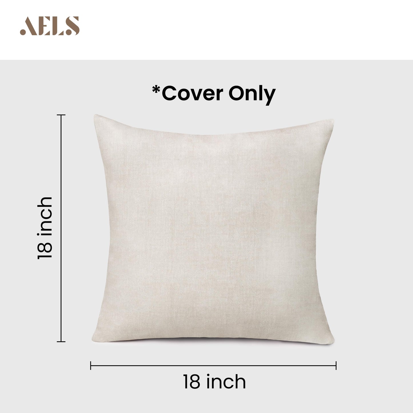 AELS Decorative Throw Pillow Covers 16x16, Set of 2, Soft Textured Look Printed Pillow Case, Modern Farmhouse Cushion Case for Bed Couch Sofa, Mustard Yellow (Covers Only)