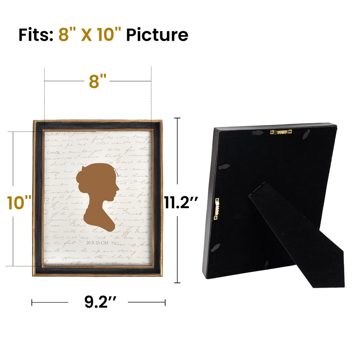 AELS 4x6 Inch Vintage Picture Frame, Elegant Luxury Antique Photo Frames with Glass Front, Photo Display, Tabletop Wall Hanging, Gift Ideas, Pearl Pattern