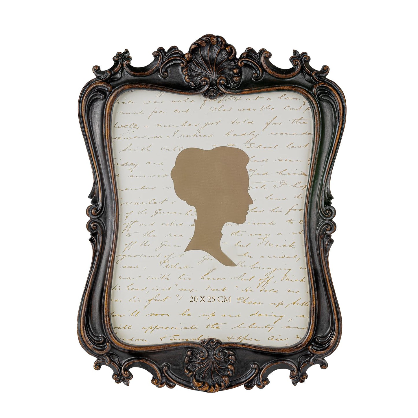AELS 5x7 Inch Vintage Picture Frame, Elegant Antique Photo Frames with Glass Front, Photo Display, Tabletop Wall Hanging, Gift Ideas