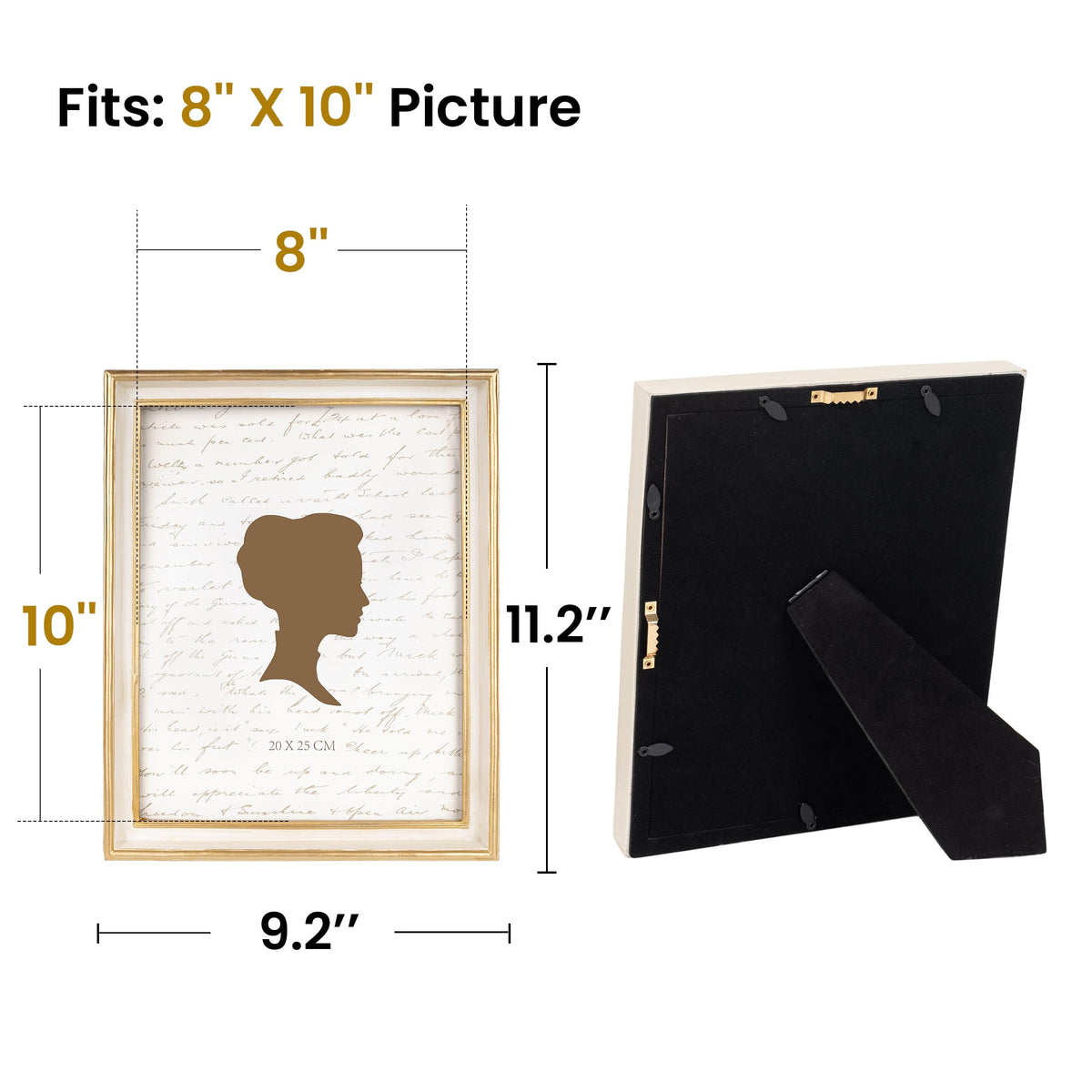 AELS 4x6 Inch Vintage Picture Frame, Elegant Luxury Antique Photo Frames with Glass Front, Photo Display, Tabletop Wall Hanging, Gift Ideas, Pearl Pattern