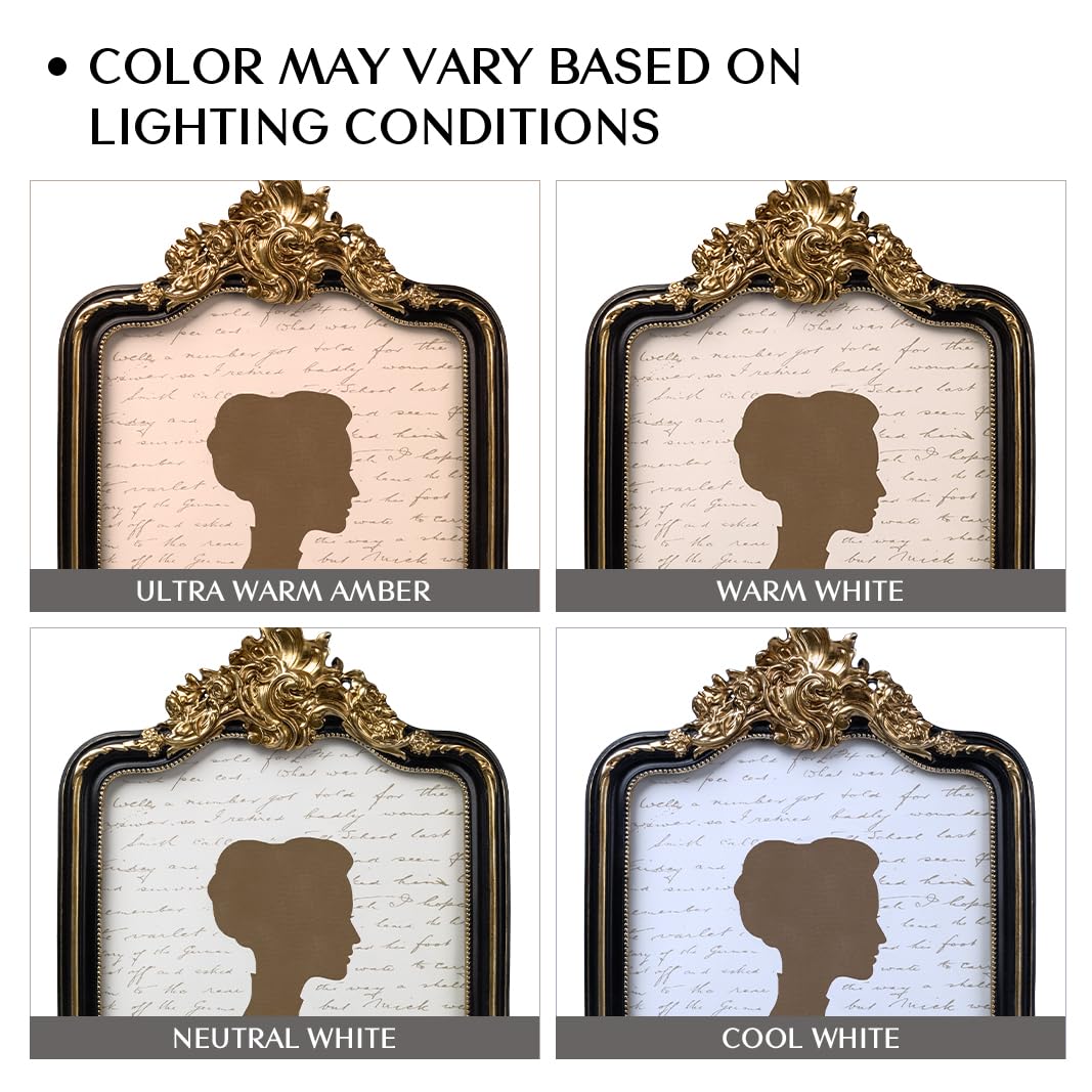AELS 4x6 Inch Vintage Picture Frame, Elegant Antique Photo Frames with Glass Front, Photo Display, Tabletop Wall Hanging, Gift Ideas