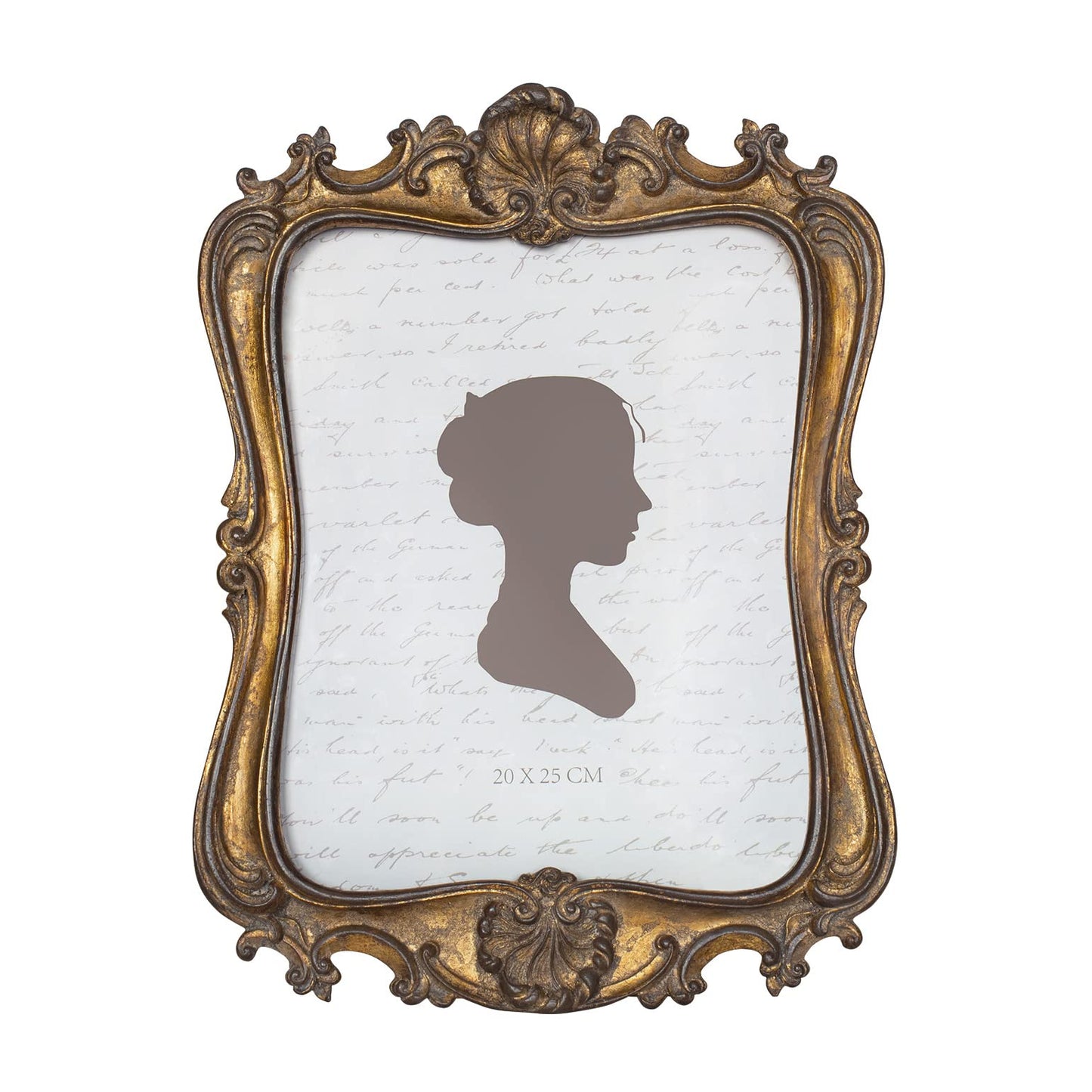 AELS 5x7 Inch Vintage Picture Frame, Elegant Antique Photo Frames with Glass Front, Photo Display, Tabletop Wall Hanging, Gift Ideas