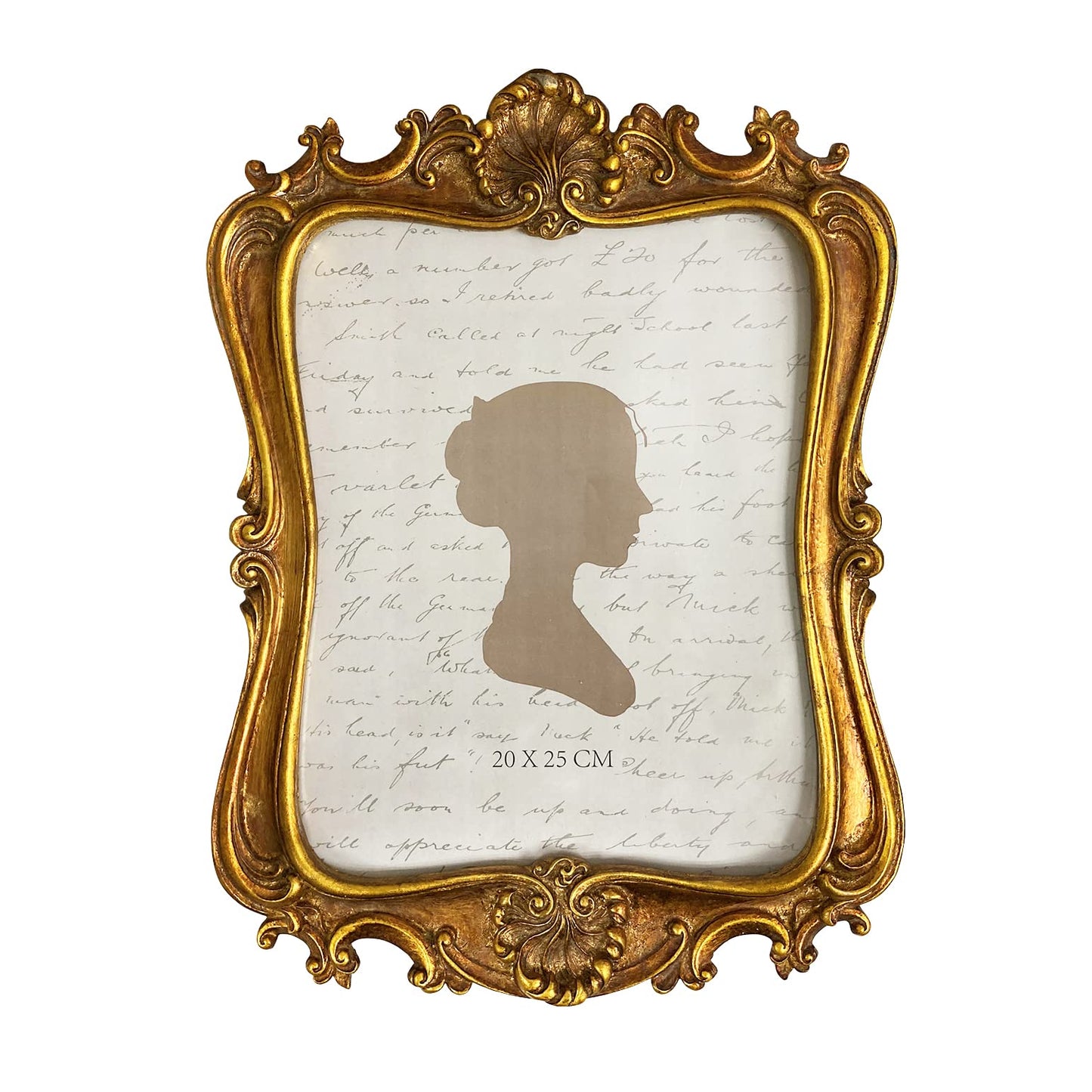 AELS 5x7 Inch Vintage Picture Frame, Elegant Antique Photo Frames with Glass Front, Photo Display, Tabletop Wall Hanging, Gift Ideas