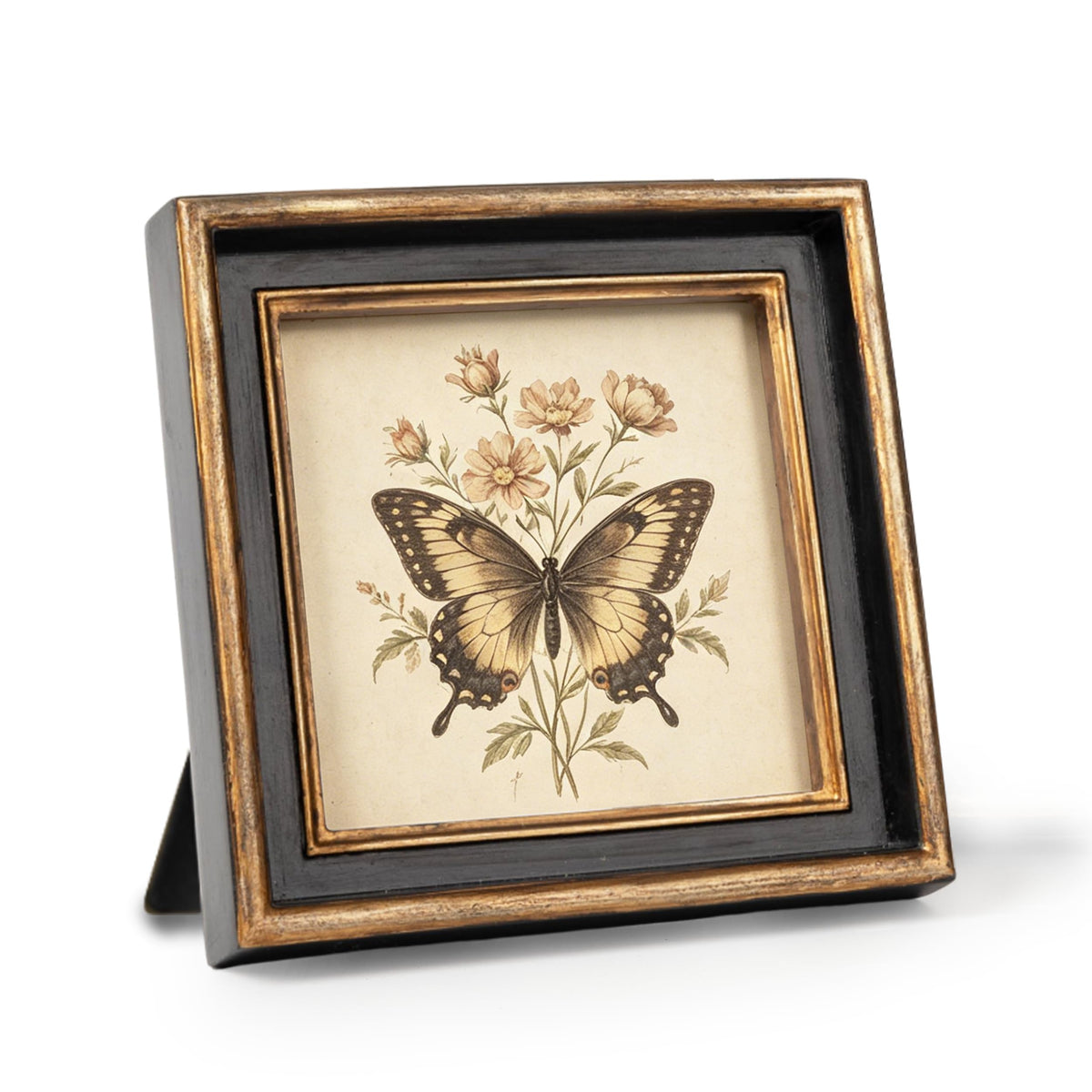 AELS 4x6 Inch Vintage Picture Frame, Elegant Luxury Antique Photo Frames with Glass Front, Photo Display, Tabletop Wall Hanging, Gift Ideas, Pearl Pattern