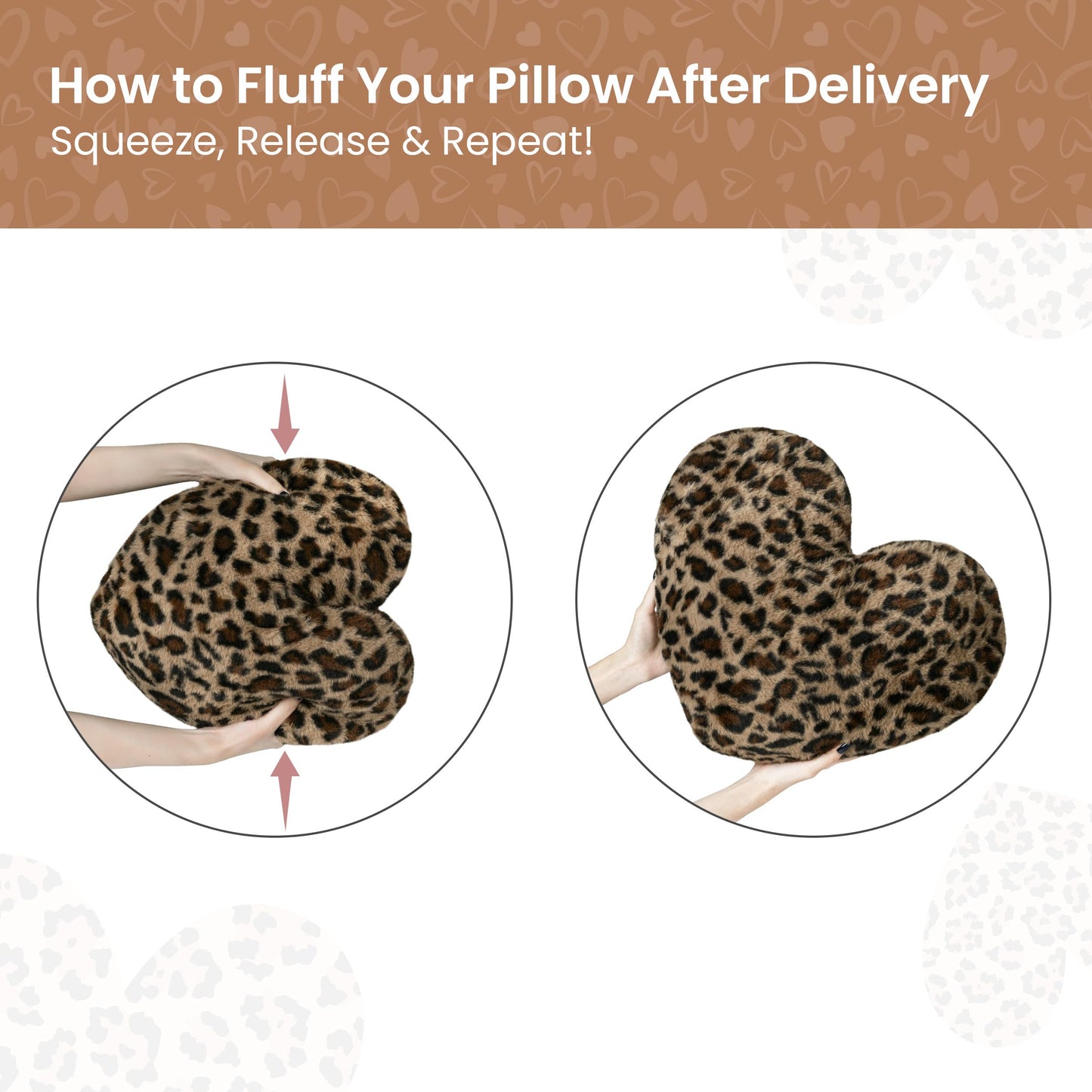 AELS Heart Shaped Pillow, 20 Inches Heart Decorative Throw Pillows, Faux Fur Love Cute Pillows, Valentines Day Decorations, Wedding Decor, Living Room Bedroom Nursery Decor, White