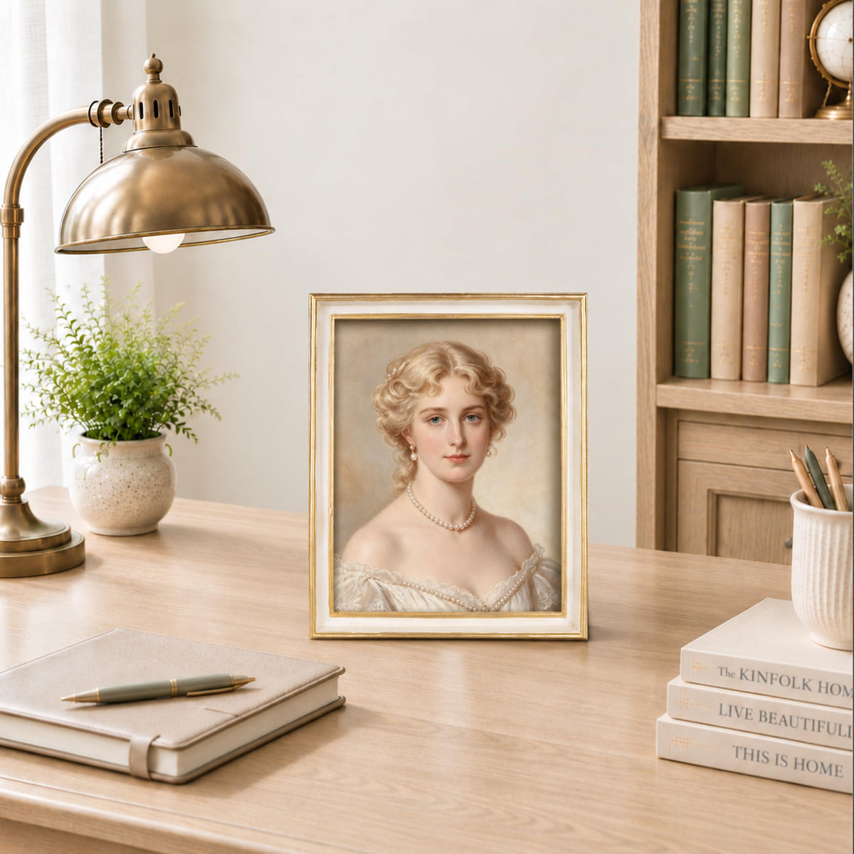AELS 4x6 Inch Vintage Picture Frame, Elegant Luxury Antique Photo Frames with Glass Front, Photo Display, Tabletop Wall Hanging, Gift Ideas, Pearl Pattern