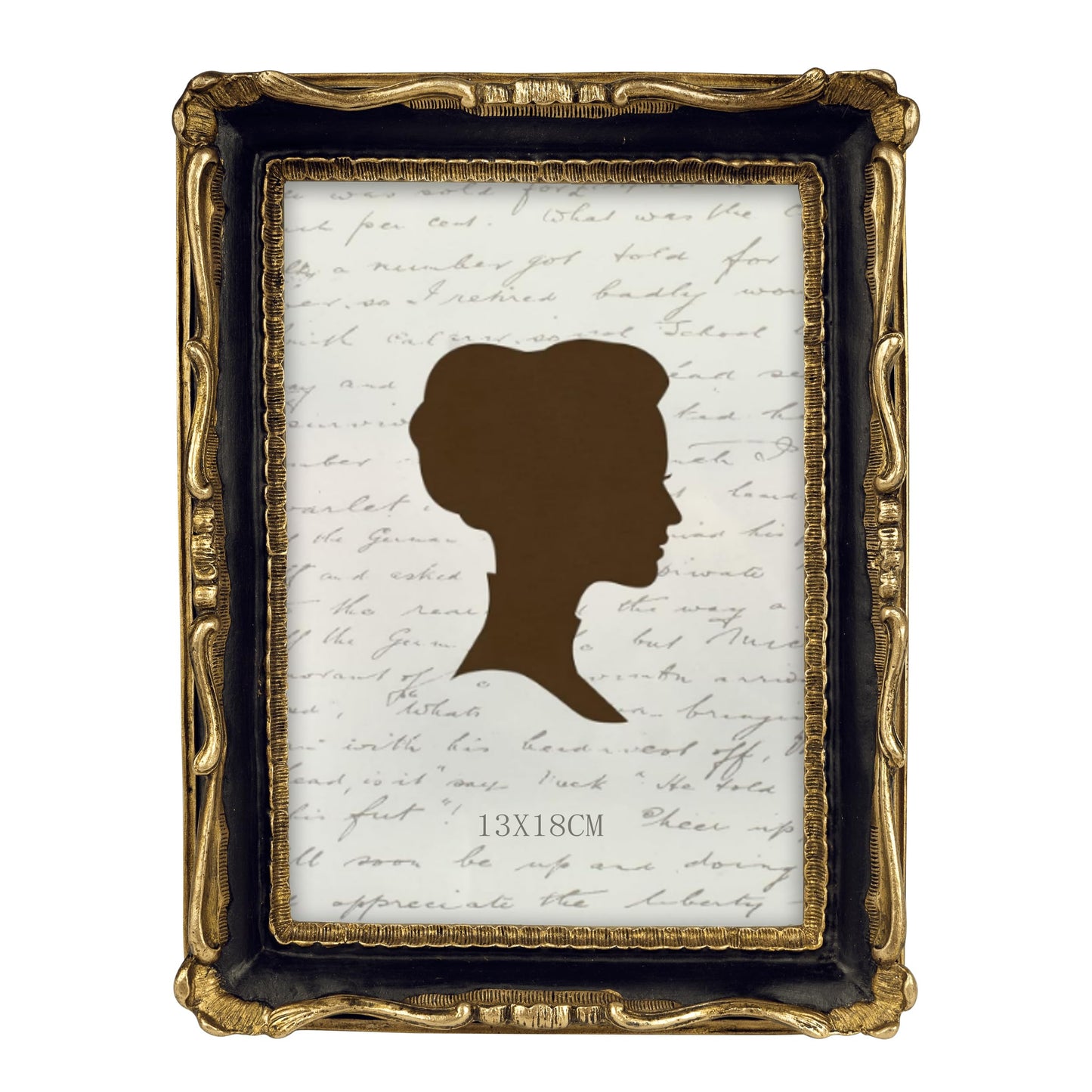 AELS 4x4 Inch Vintage Picture Frame, Elegant Antique Square Photo Frames with Glass Front, Photo Display, Tabletop Wall Hanging, Gift Ideas, Gold and Green