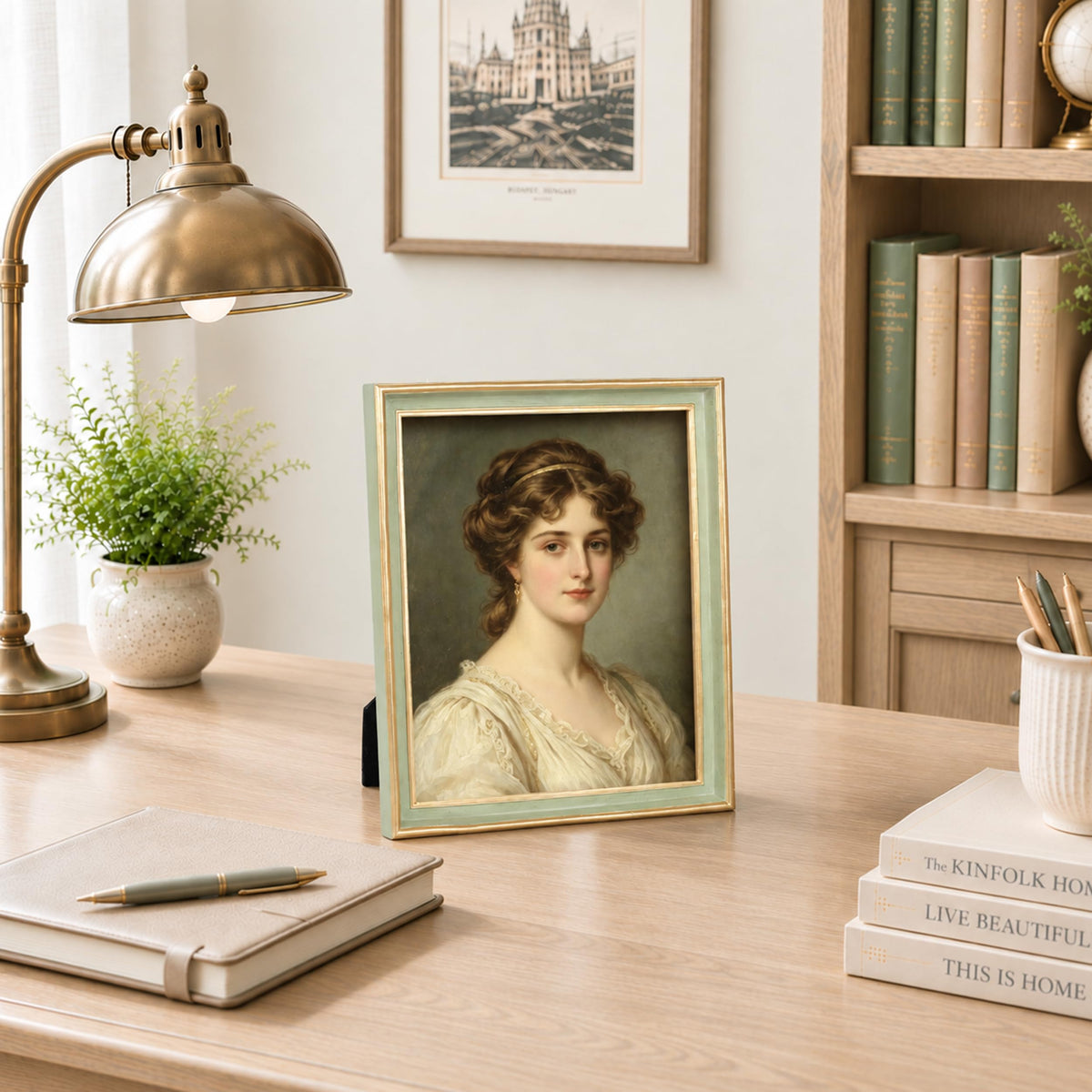 AELS 4x6 Inch Vintage Picture Frame, Elegant Luxury Antique Photo Frames with Glass Front, Photo Display, Tabletop Wall Hanging, Gift Ideas, Pearl Pattern