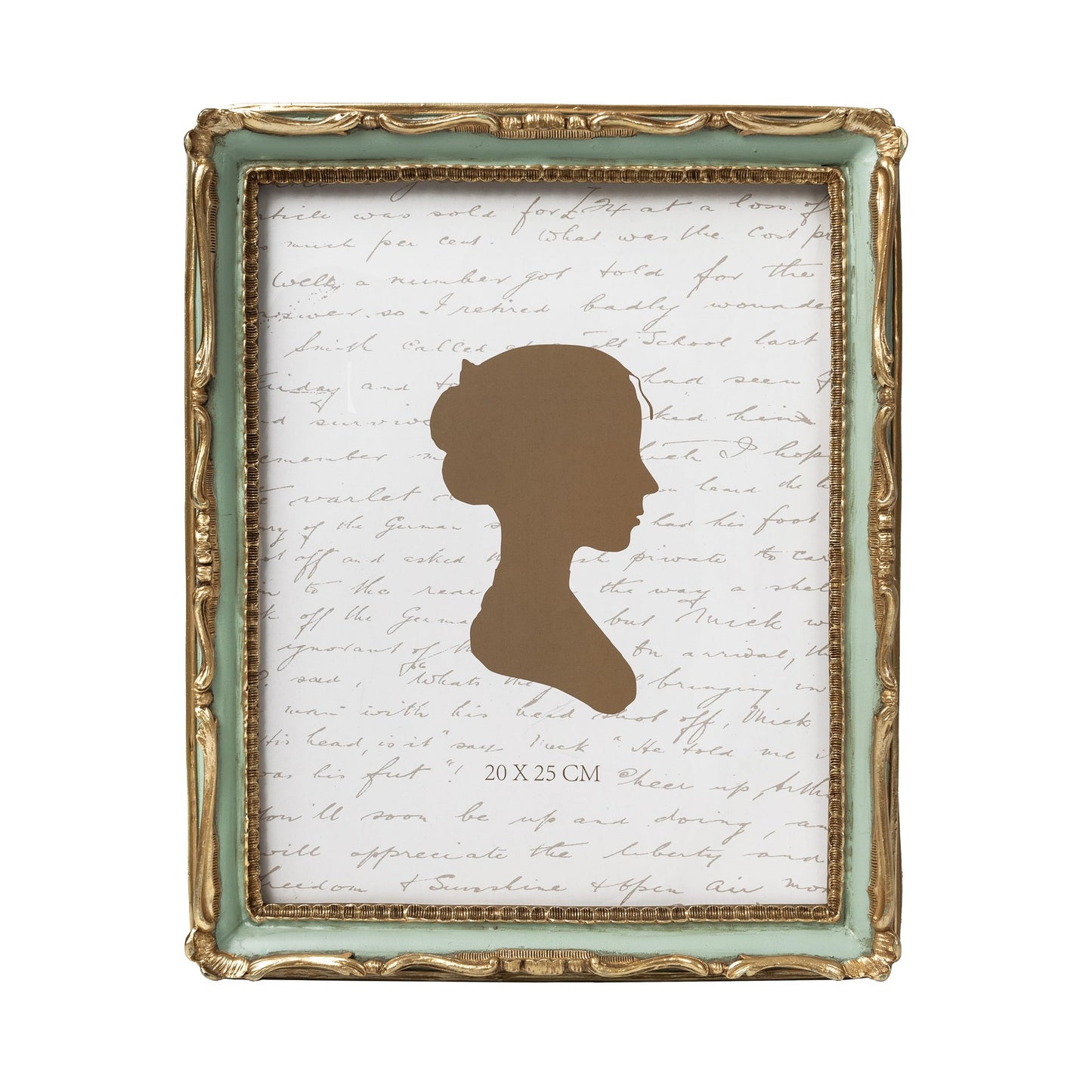 AELS 4x4 Inch Vintage Picture Frame, Elegant Antique Square Photo Frames with Glass Front, Photo Display, Tabletop Wall Hanging, Gift Ideas, Gold and Green