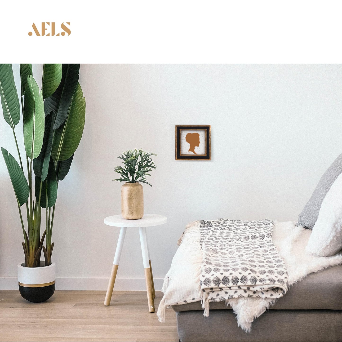 AELS 8x10 Inch Vintage Picture Frame, Elegant Antique Photo Frames with Glass Front, Photo Display, Tabletop Wall Hanging, Gift Ideas, Teal Blue with Gold Trim