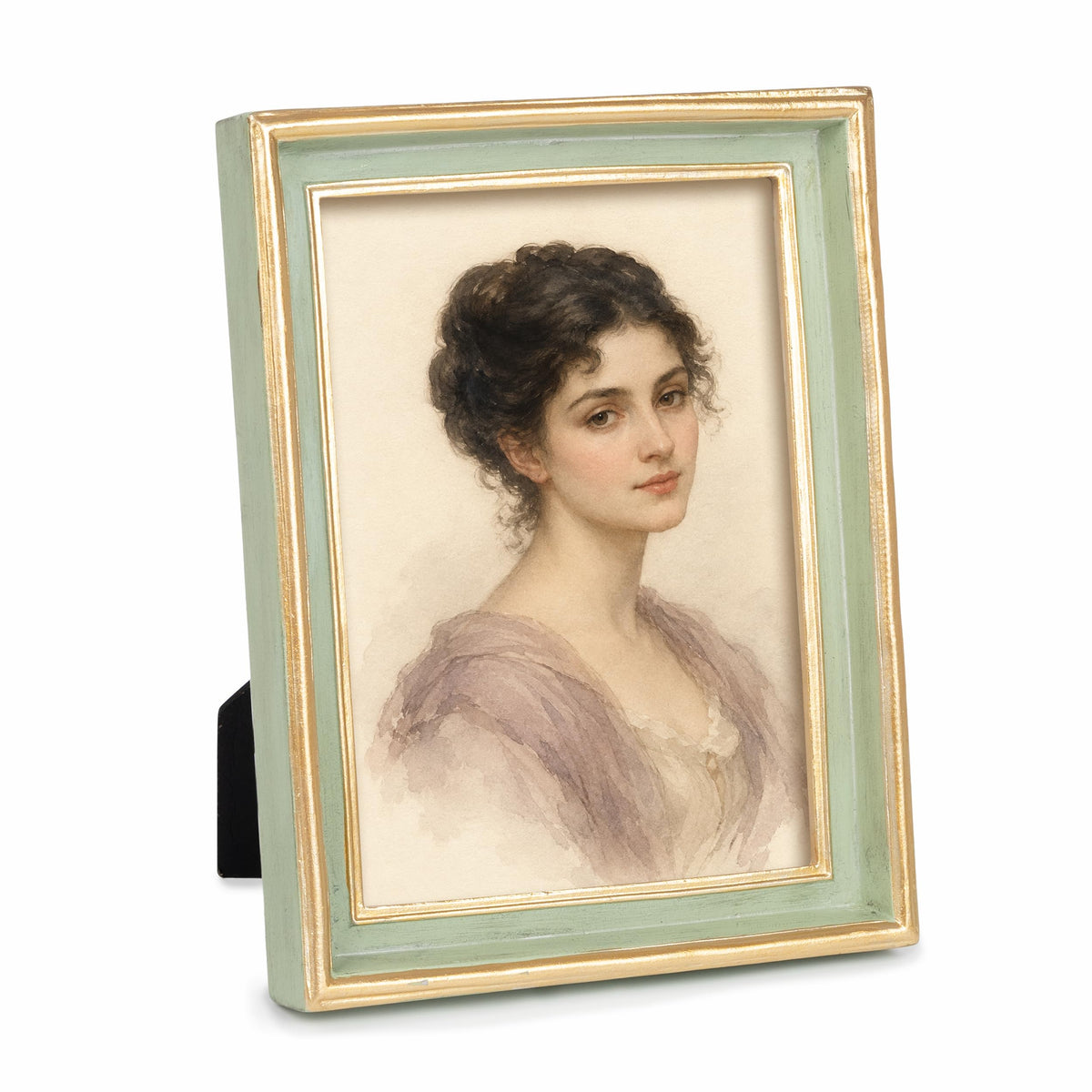 AELS 4x6 Inch Vintage Picture Frame, Elegant Luxury Antique Photo Frames with Glass Front, Photo Display, Tabletop Wall Hanging, Gift Ideas, Pearl Pattern