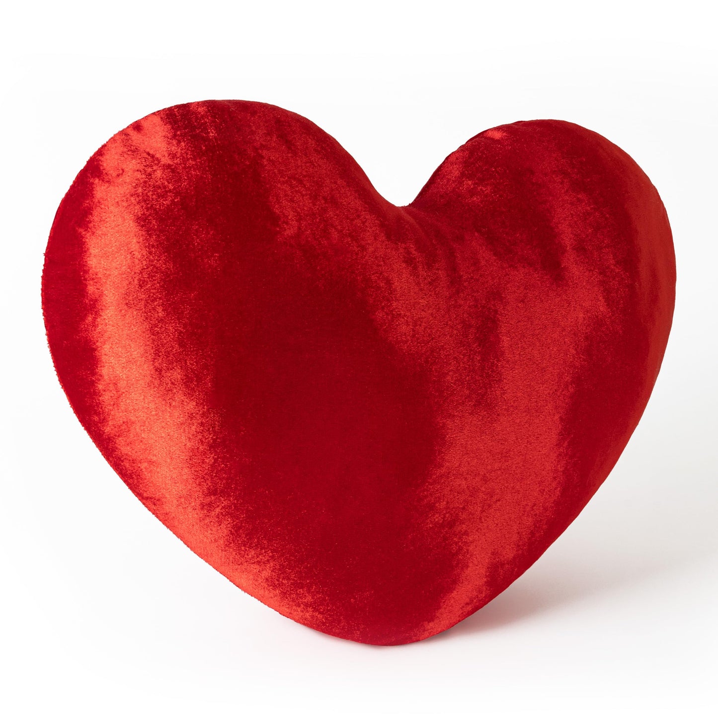 AELS Heart Shaped Pillow, 20 Inches Heart Decorative Throw Pillows, Faux Fur Love Cute Pillows, Valentines Day Decorations, Wedding Decor, Living Room Bedroom Nursery Decor, White