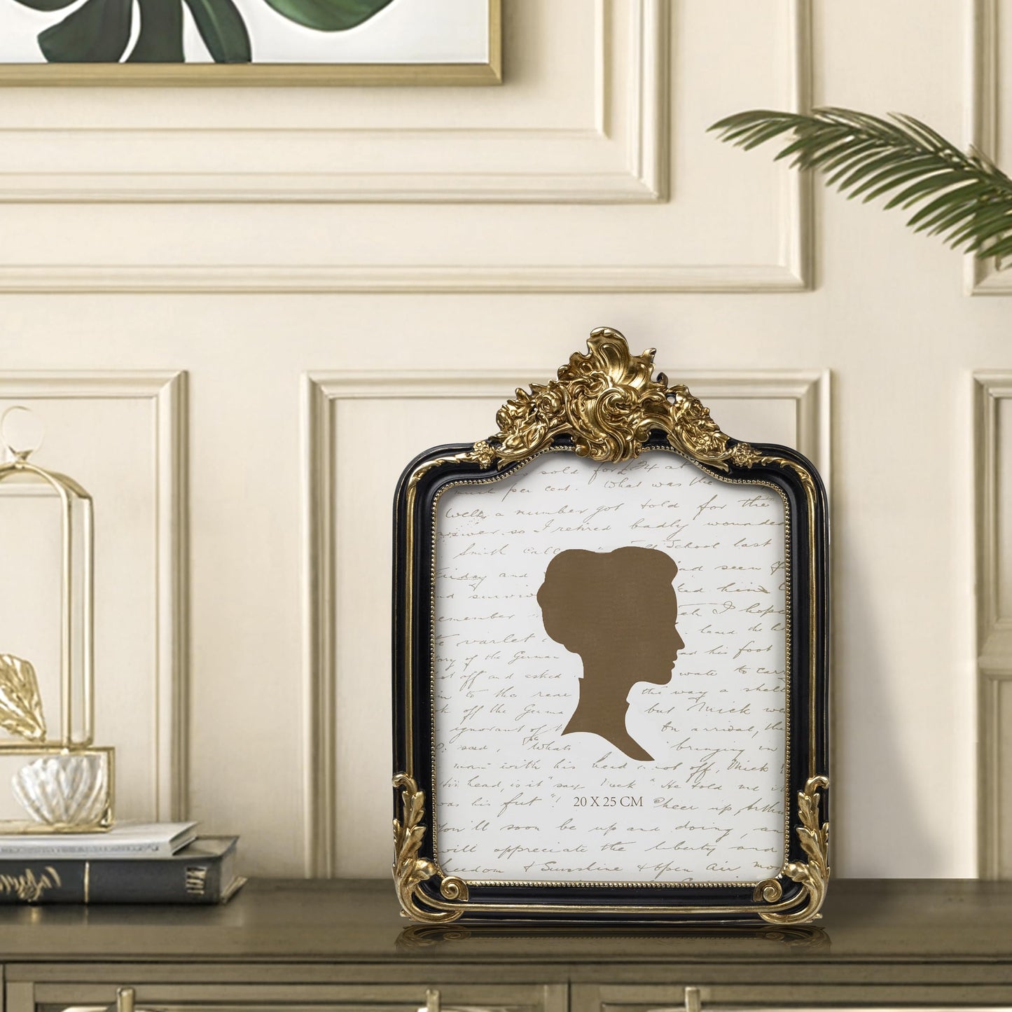 AELS 4x6 Inch Vintage Picture Frame, Elegant Antique Photo Frames with Glass Front, Photo Display, Tabletop Wall Hanging, Gift Ideas
