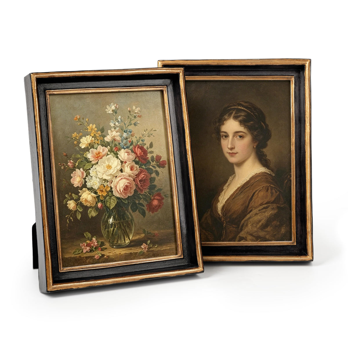 AELS 4x6 Inch Vintage Picture Frame, Elegant Luxury Antique Photo Frames with Glass Front, Photo Display, Tabletop Wall Hanging, Gift Ideas, Pearl Pattern