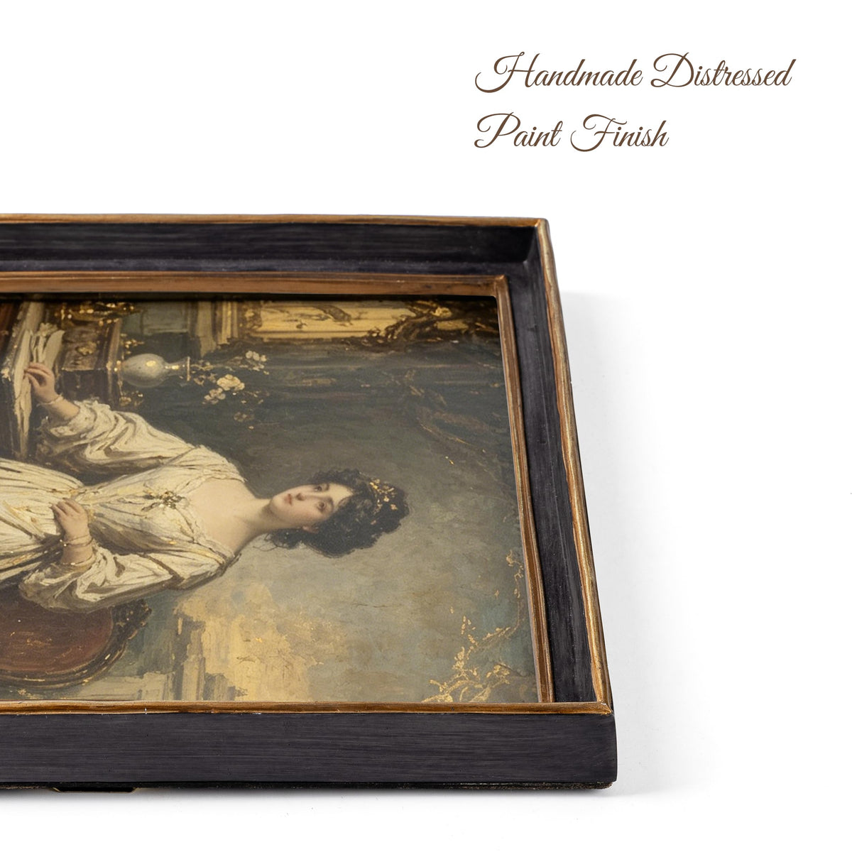 AELS 4x6 Inch Vintage Picture Frame, Elegant Luxury Antique Photo Frames with Glass Front, Photo Display, Tabletop Wall Hanging, Gift Ideas, Pearl Pattern