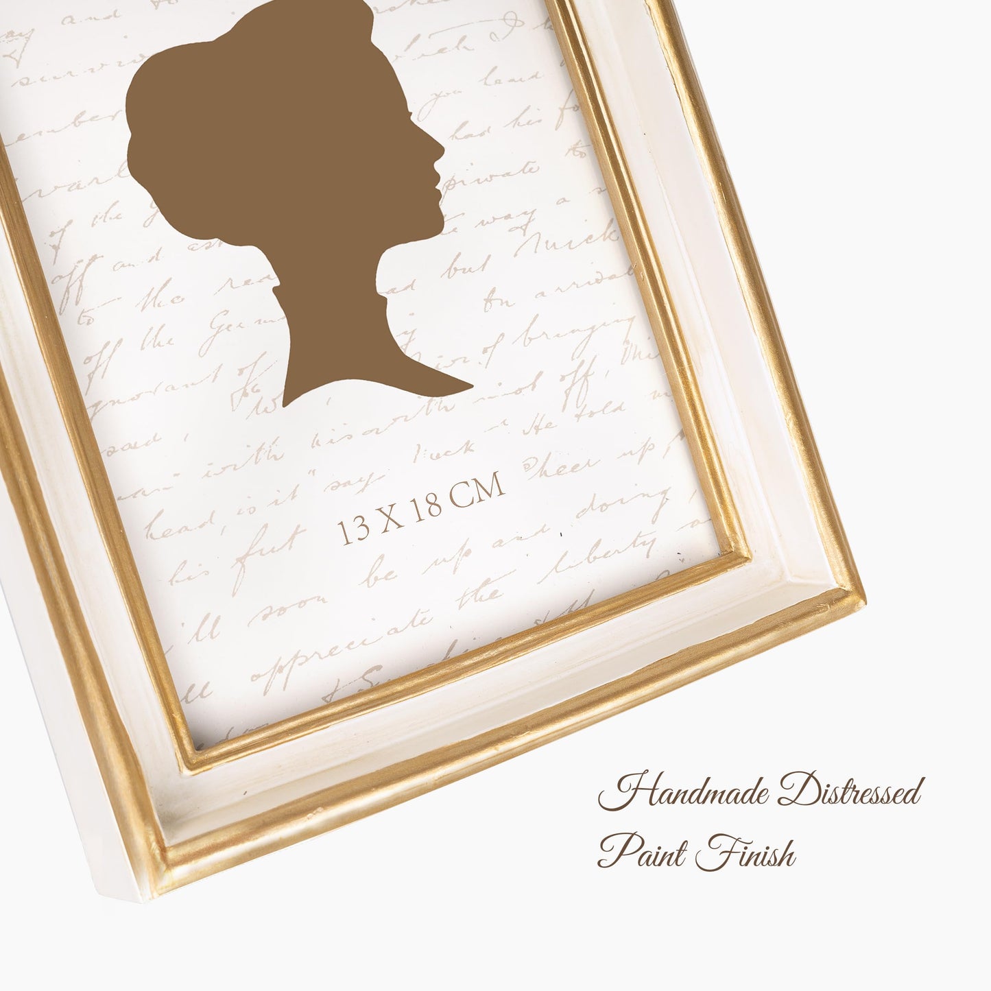 AELS 8x10 Inch Vintage Picture Frame, Elegant Antique Photo Frames with Glass Front, Photo Display, Tabletop Wall Hanging, Gift Ideas, Teal Blue with Gold Trim