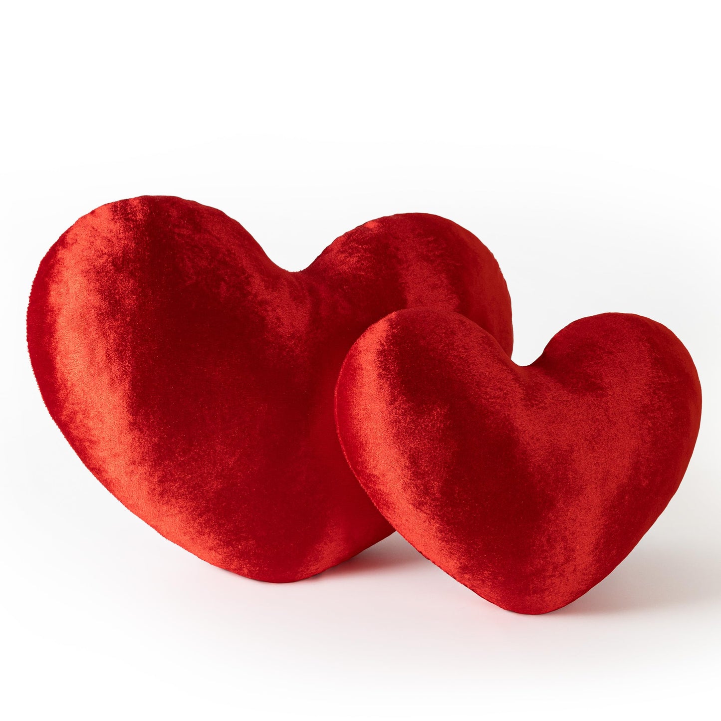 AELS Heart Shaped Pillow, 17.7 Inches Heart Decorative Throw Pillows, Velvet Love Cute Pillows, Valentines Day Decorations, Wedding Decor, Living Room Bedroom Nursery Decor, Golden