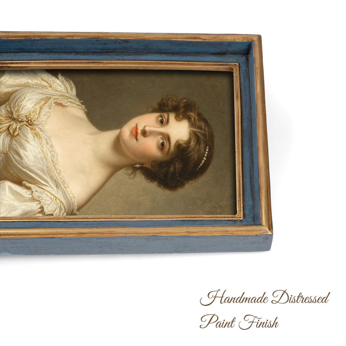 AELS 4x6 Inch Vintage Picture Frame, Elegant Luxury Antique Photo Frames with Glass Front, Photo Display, Tabletop Wall Hanging, Gift Ideas, Pearl Pattern