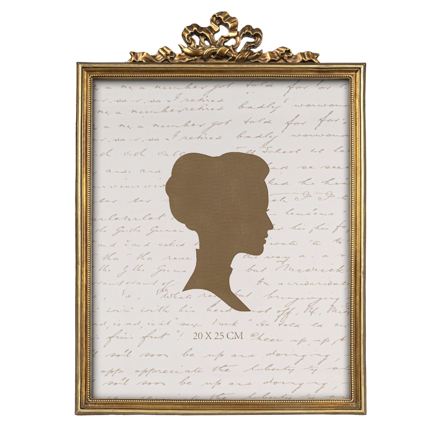 AELS 5x7 Inch Vintage Bow Picture Frame, Elegant Antique Oval Photo Frames with Glass Front, Photo Display, Tabletop Wall Hanging, Gift Ideas, Bronze