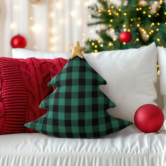 AELS Gingerbread Man Pillow Set of 2, 19" Christmas Decorative Throw Pillows, Gingerbread Boy & Girl Shaped Plush for Christmas, Living Room Bedroom Decoration