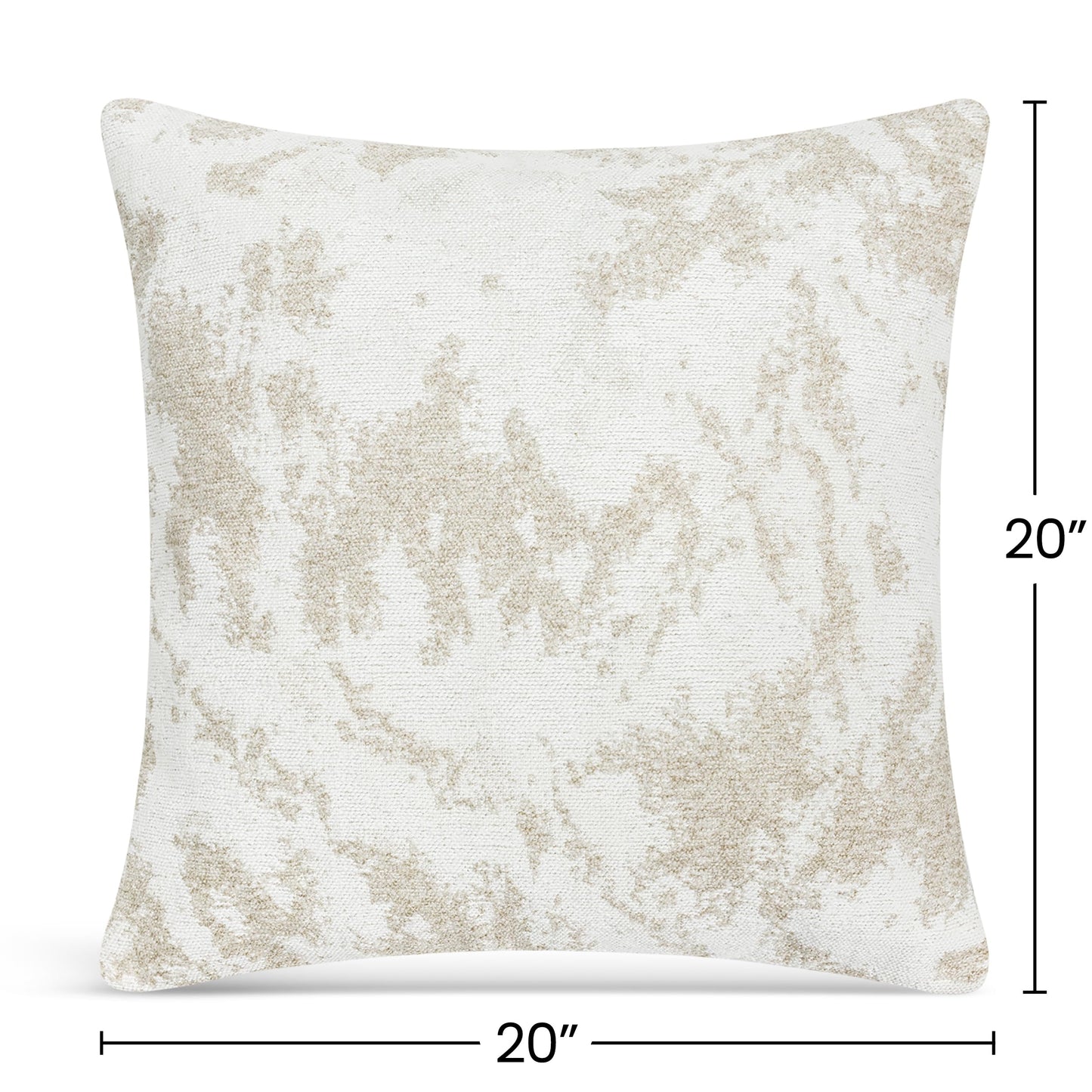AELS Decorative Throw Pillow Covers 18x18, Set of 2, Abstract Jacquard Textured Pillow Case, Modern Cushion Case for Bed Couch Sofa, Ombre Gray (Covers Only)