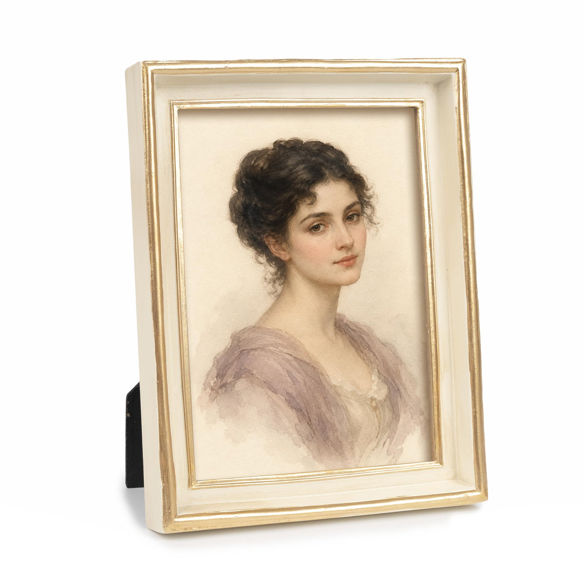 AELS 4x6 Inch Vintage Picture Frame, Elegant Luxury Antique Photo Frames with Glass Front, Photo Display, Tabletop Wall Hanging, Gift Ideas, Pearl Pattern
