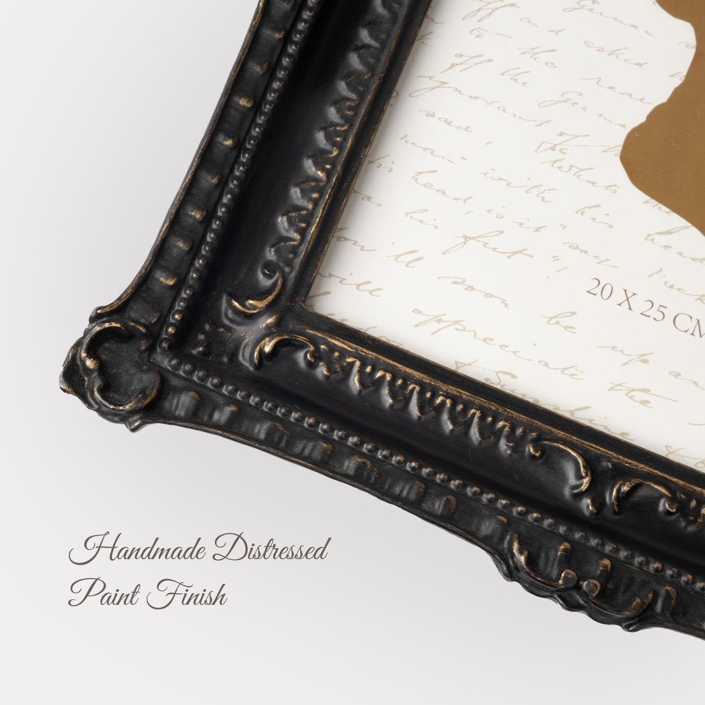 AELS Vintage Picture Frame 8x10 Inch, Luxury Antique Photo Frames with Glass Front, Photo Display, Tabletop Wall Hanging, Gift Ideas, Gold