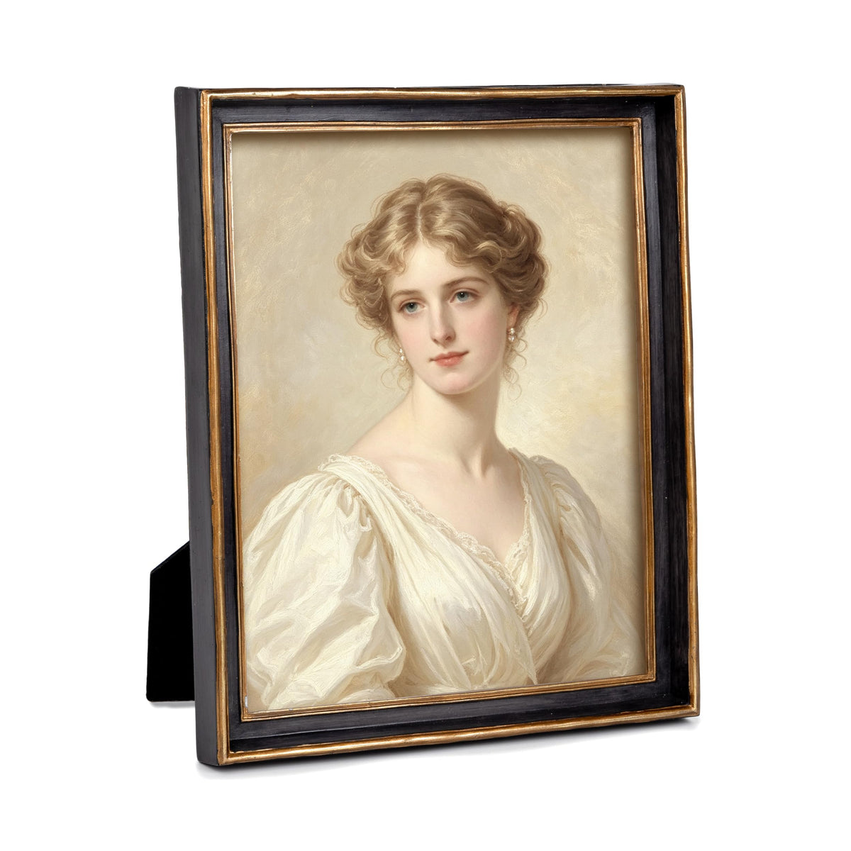 AELS 4x6 Inch Vintage Picture Frame, Elegant Luxury Antique Photo Frames with Glass Front, Photo Display, Tabletop Wall Hanging, Gift Ideas, Pearl Pattern