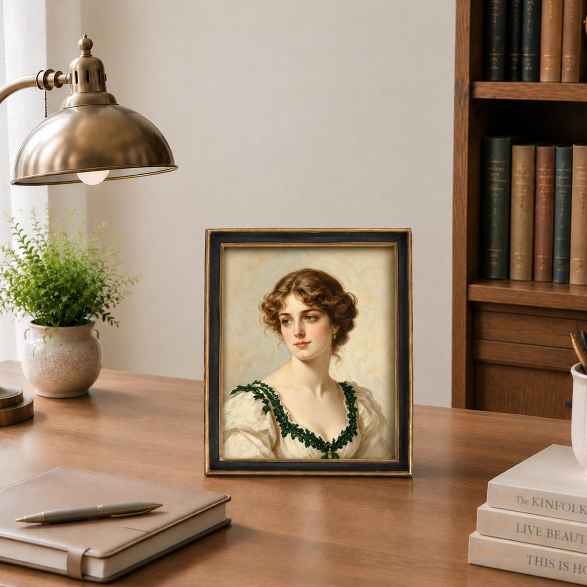 AELS 4x6 Inch Vintage Picture Frame, Elegant Luxury Antique Photo Frames with Glass Front, Photo Display, Tabletop Wall Hanging, Gift Ideas, Pearl Pattern