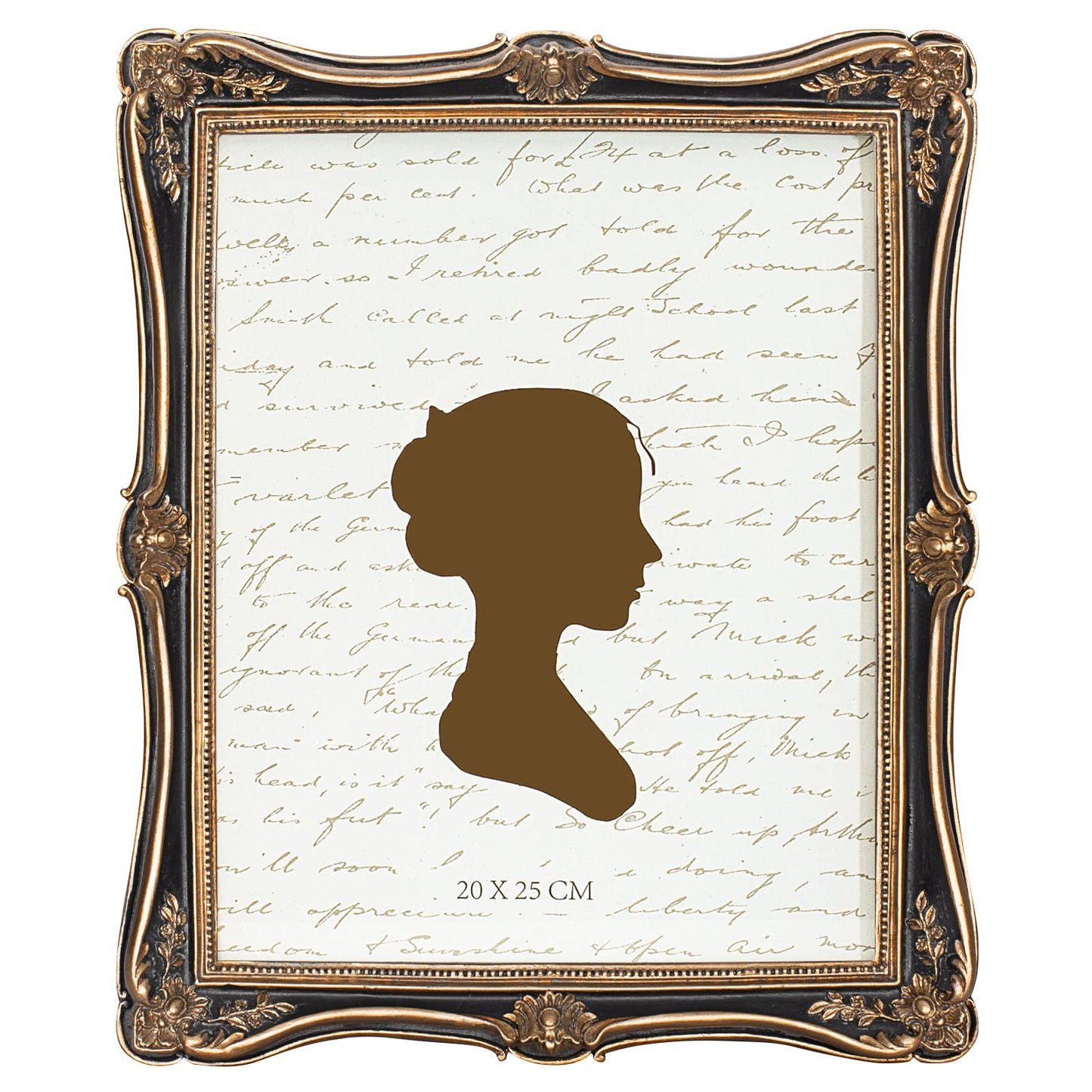 AELS 4x6 Inch Vintage Picture Frame, Elegant Antique Photo Frames with Glass Front, Photo Display, Tabletop Wall Hanging, Gift Ideas, Gold and Green