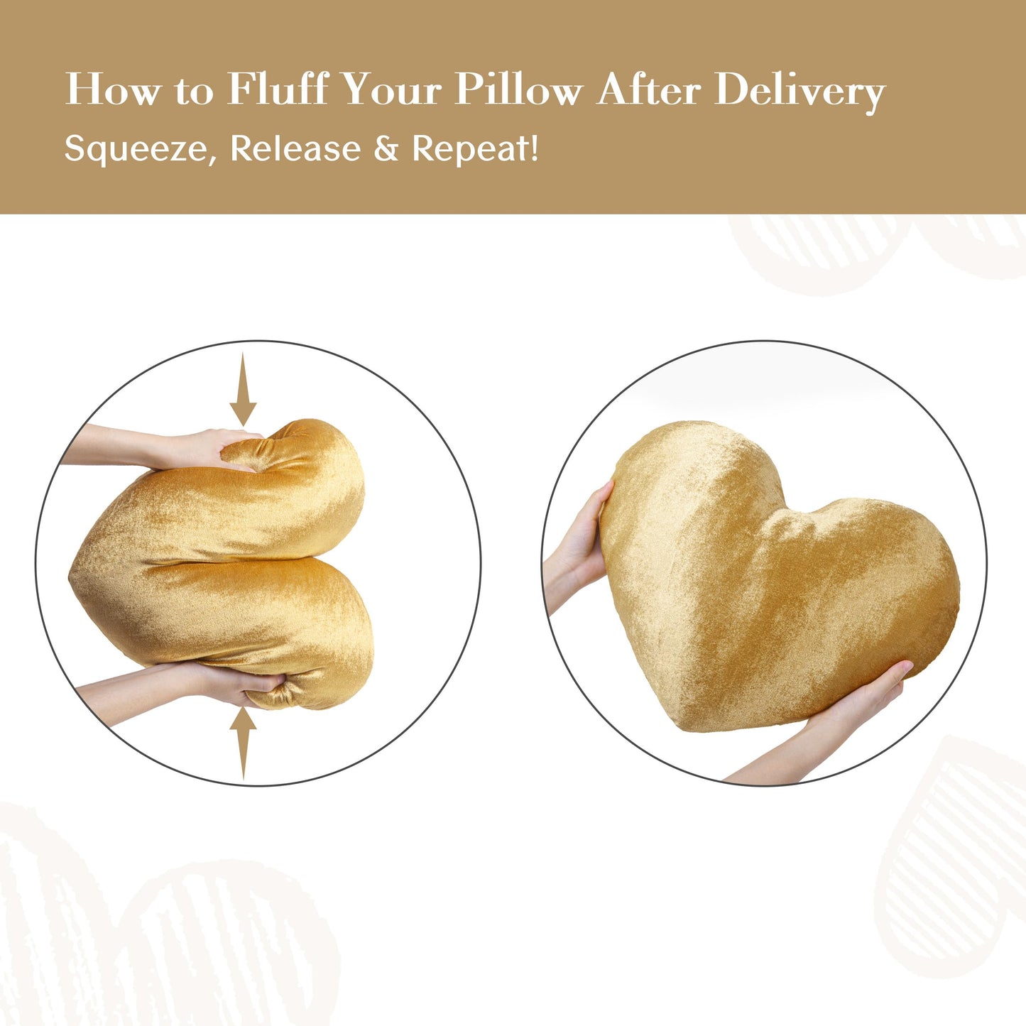 AELS Heart Shaped Pillow, 20 Inches Heart Decorative Throw Pillows, Faux Fur Love Cute Pillows, Valentines Day Decorations, Wedding Decor, Living Room Bedroom Nursery Decor, White