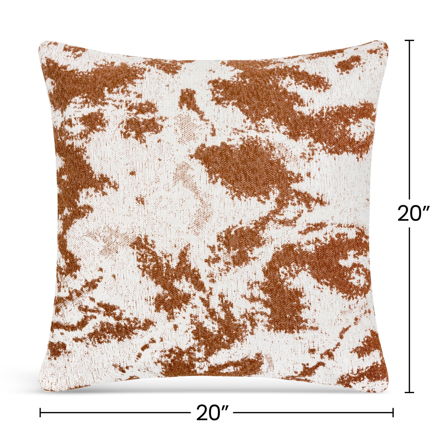 AELS Decorative Throw Pillow Covers 18x18, Set of 2, Abstract Jacquard Textured Pillow Case, Modern Cushion Case for Bed Couch Sofa, Ombre Gray (Covers Only)