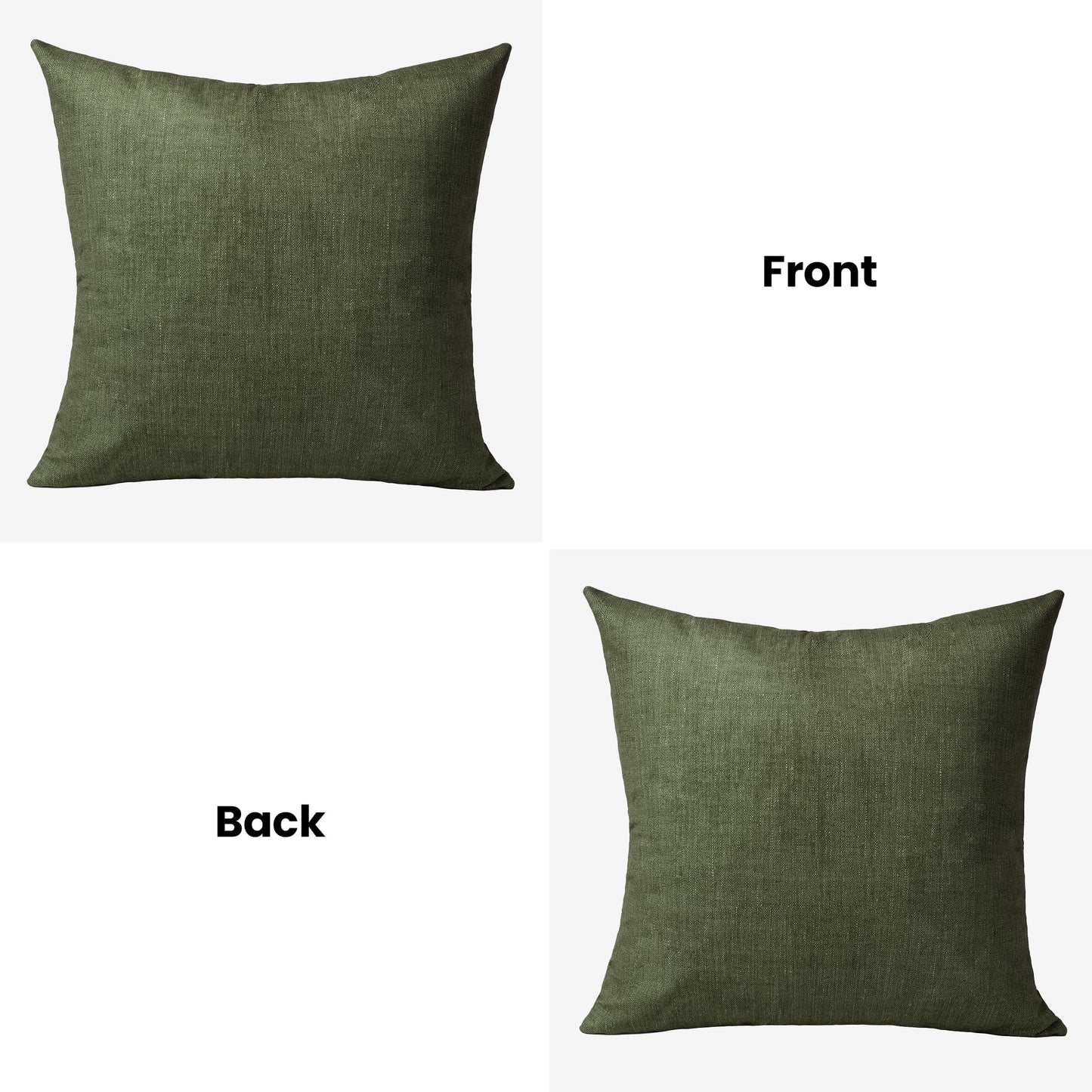 AELS Decorative Throw Pillow Covers 16x16, Set of 2, Soft Textured Look Printed Pillow Case, Modern Farmhouse Cushion Case for Bed Couch Sofa, Mustard Yellow (Covers Only)