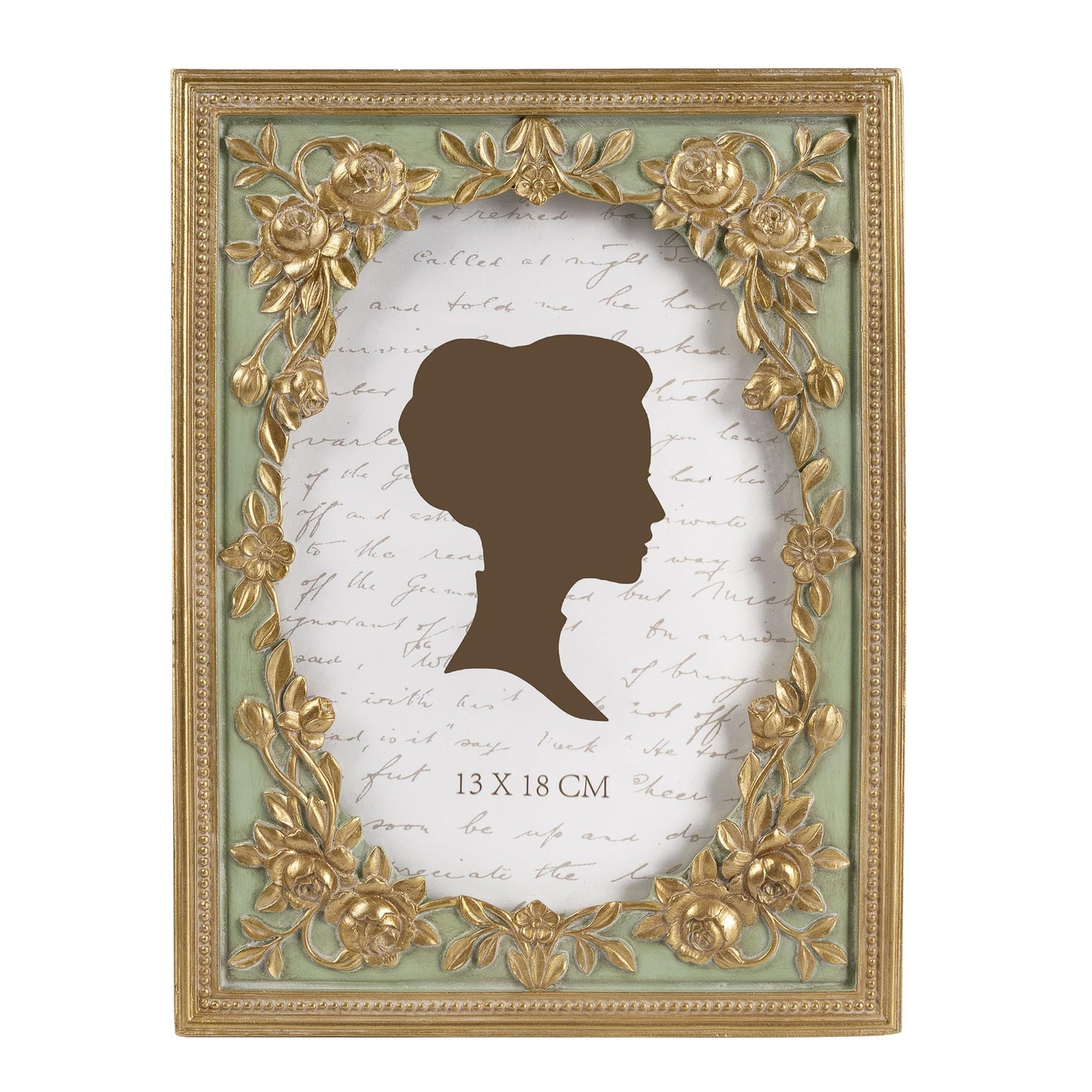 AELS 4x6 Inch Vintage Black Picture Frame, Elegant Antique Photo Frames with Glass Front, Photo Display, Tabletop Wall Hanging, Gift Ideas, Gold and Black