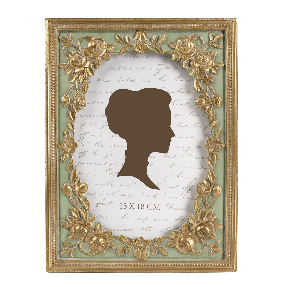 AELS 5x7 Inch Vintage Black Picture Frame, Elegant Antique Photo Frames with Glass Front, Photo Display, Tabletop Wall Hanging, Gift Ideas, Gold and Black