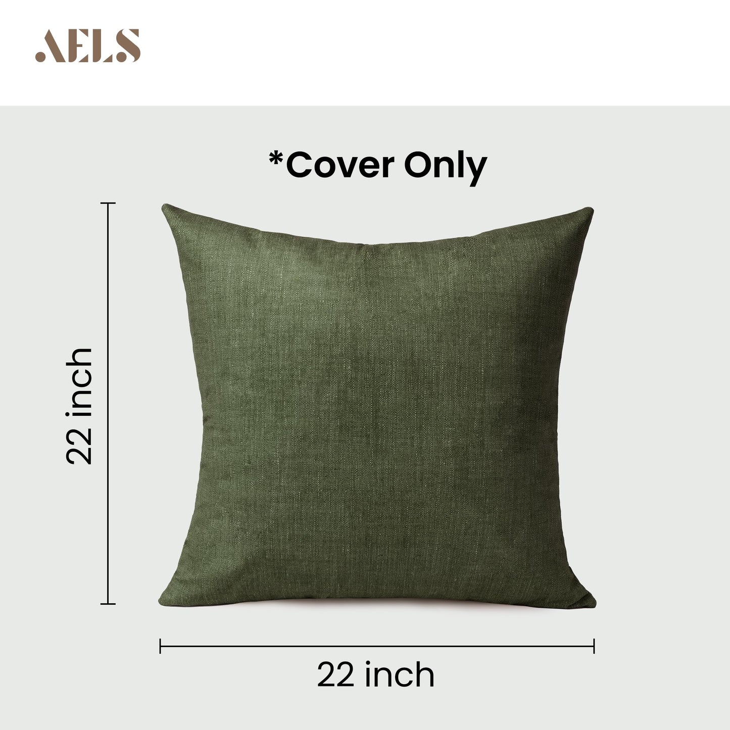 AELS Decorative Throw Pillow Covers 16x16, Set of 2, Soft Textured Look Printed Pillow Case, Modern Farmhouse Cushion Case for Bed Couch Sofa, Mustard Yellow (Covers Only)