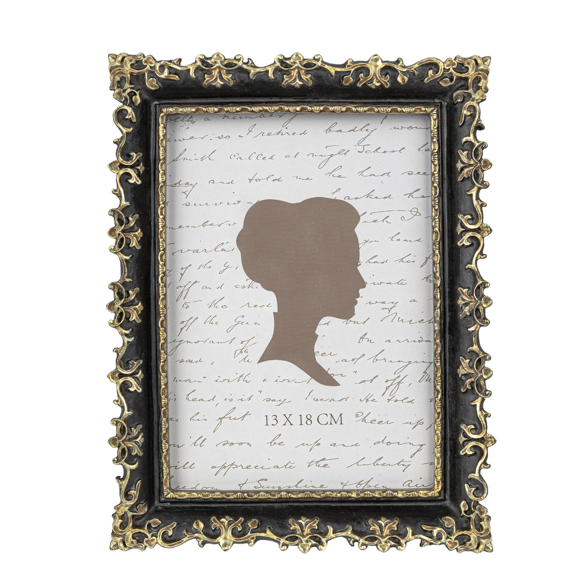 AELS 4x6 Inch Vintage Picture Frame, Elegant Antique Photo Frames with Glass Front, Photo Display, Tabletop Wall Hanging, Gift Ideas, Vine Pattern, Silver & Light Blue